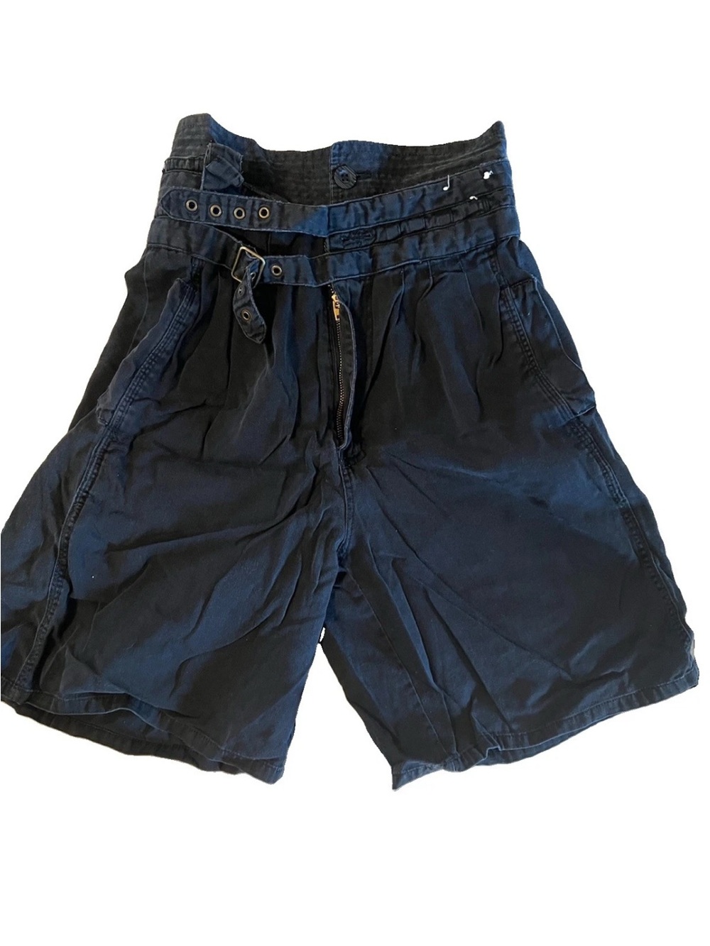 Vintage Women’s Black Jordache Utility Shorts 100%cotton Size 5/6